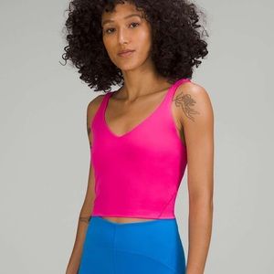 Lululemon Sonic Pink Align Tank size 4 cropped